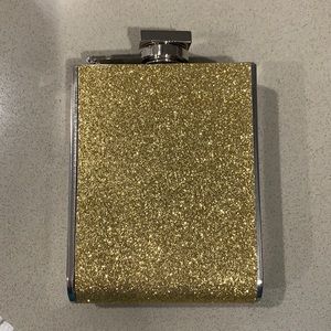 Gold Glitter flask